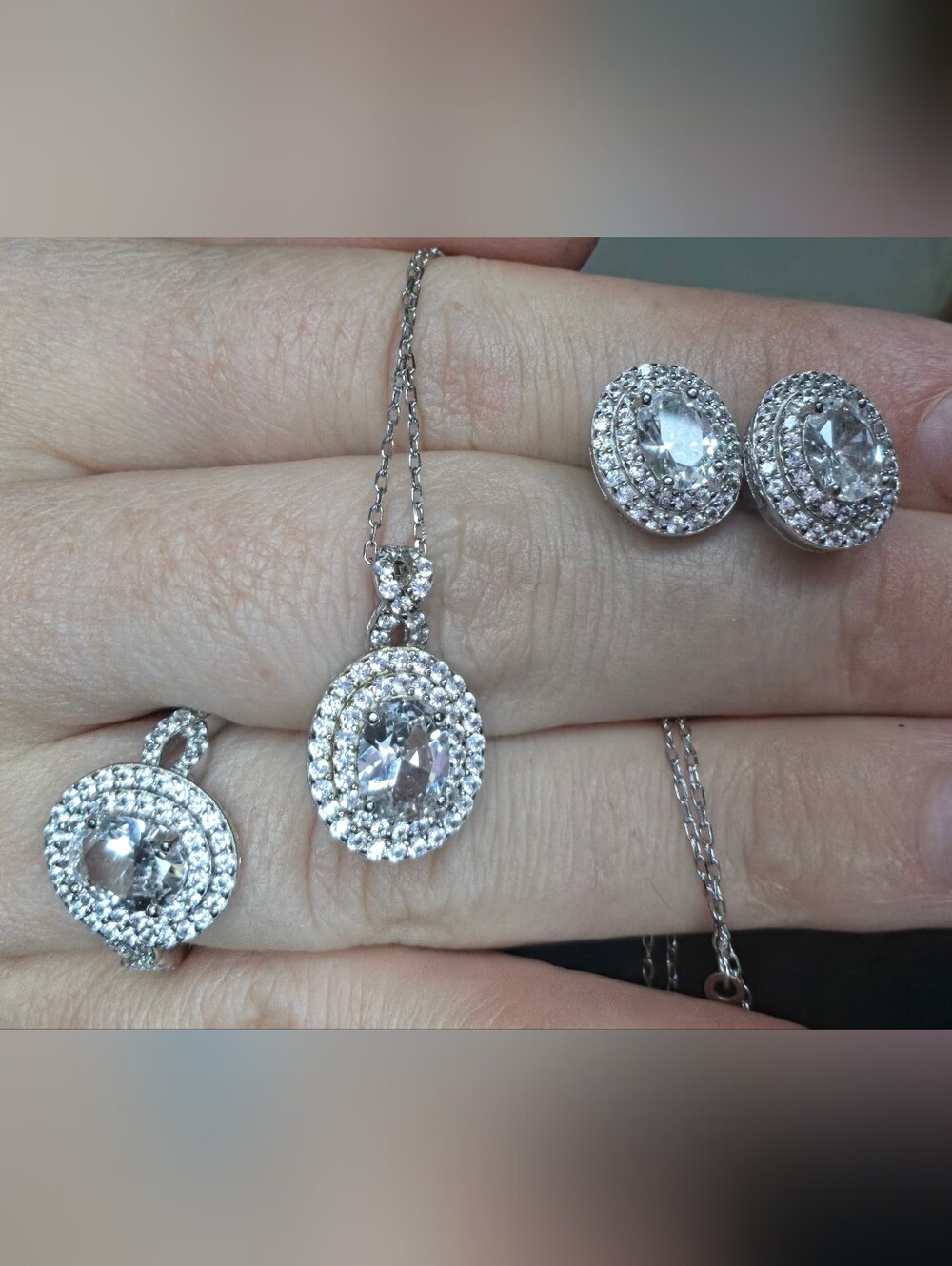 925 Sterling Silver CZ 3-Pack